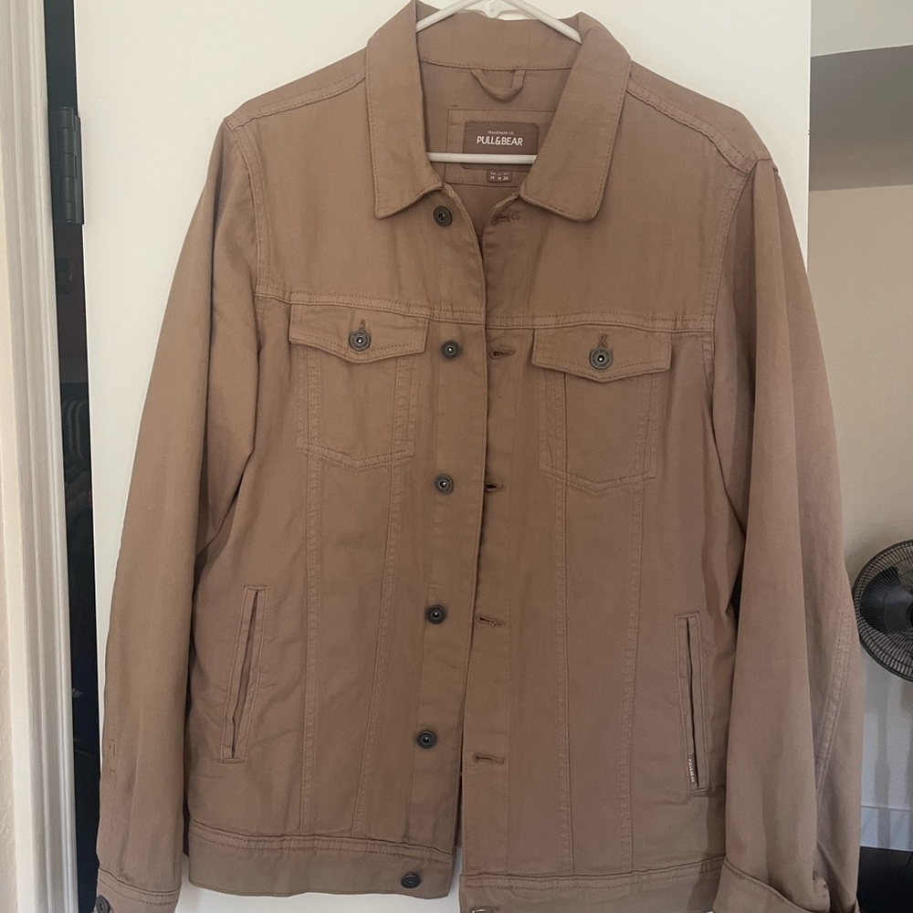 Pull&Bear Men's Tan Jacket Medium